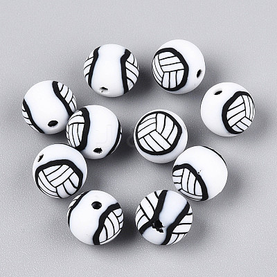 Handmade Polymer Clay Beads CLAY-N014-02A-08-1