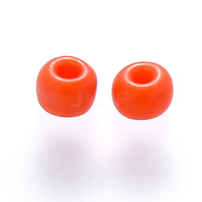 8/0 Baking Paint Glass Round Seed Beads LS-SEED-C029-B-01-1