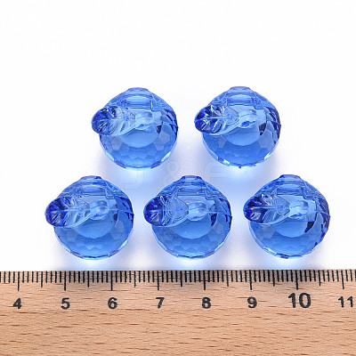 Transparent Acrylic Pendants TACR-T024-05B-940-1