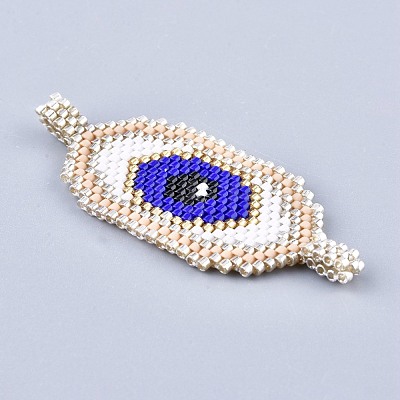 Handmade Seed Beads Links Connectors SEED-I012-02A-1