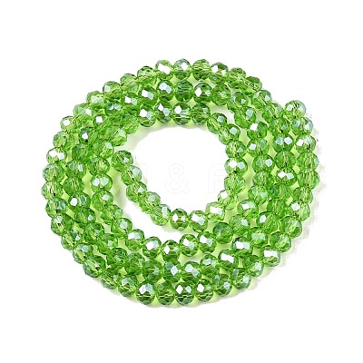 Electroplate Glass Beads Strands LS-EGLA-A044-T4mm-A11-1
