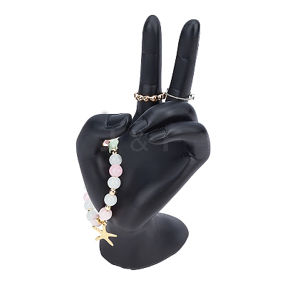 Resin Jewelry Display Hand Model DJEW-WH0034-06-1