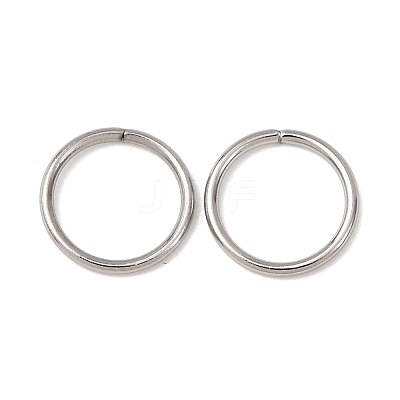 Tarnish Resistant 304 Stainless Steel Saw Cut Open Jump Rings STAS-N015-04-10x1mm-1