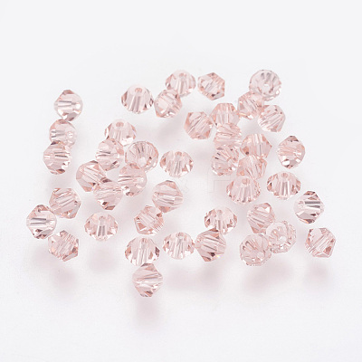 Imitation Austrian Crystal Beads X-SWAR-F022-4x4mm-319-1