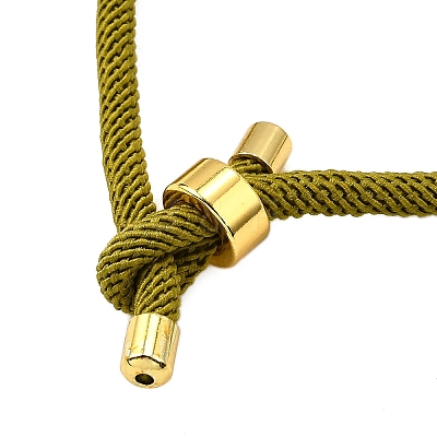 Braided Nylon Cord Bracelet Making MAK-A017-D03-13G-1