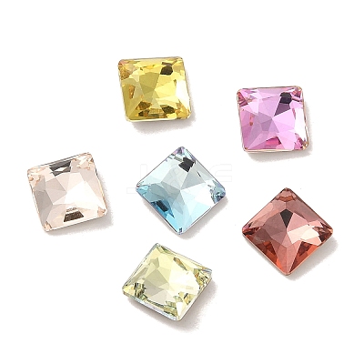 Glass Rhinestone Cabochons RGLA-P037-06B-D-1