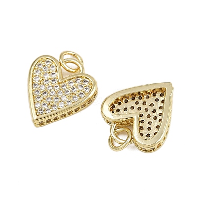 Brass Micro Pave Cubic Zirconia Pendants ZIRC-I367-11G-04-1