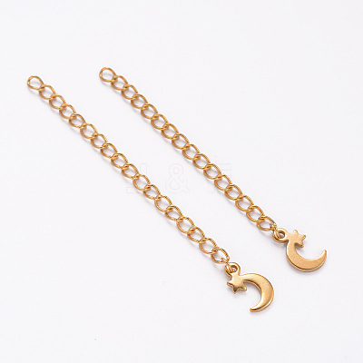 Ion Plating(IP) 304 Stainless Steel Chain Extender STAS-F098-16-1