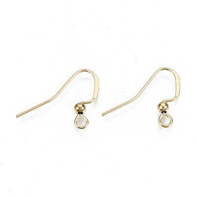 304 Stainless Steel Earring Hooks X-STAS-N092-104G-NR-1