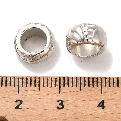 CCB Acrylic European Large Hole Beads CCB-U001-07P-1