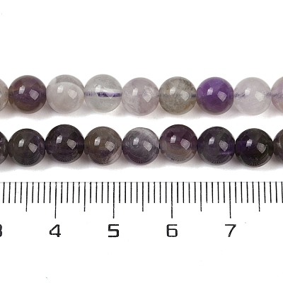 Natural Amethyst Beads Strands LS-G-F591-25-6mm-1