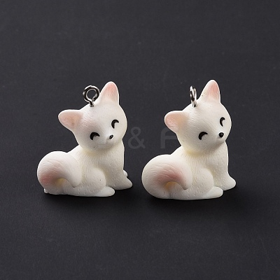 Opaque Resin Pendants LS-RESI-D057-17P-1