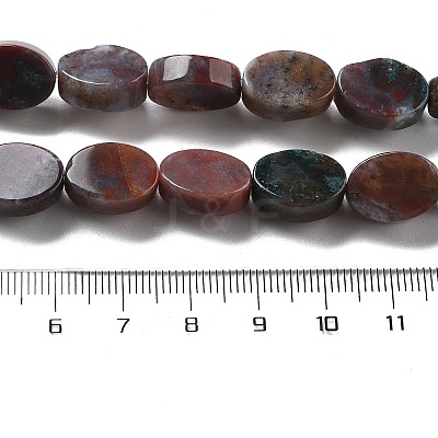 Natural Dyed & Heated Indian Agate Beads Strands G-P559-B27-01-1