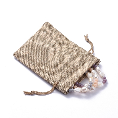 Natural Baroque Pearl Stretch Bracelets BJEW-JB05059-1
