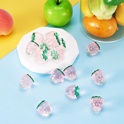 Transparent Acrylic Pendants OACR-FS0001-33B-1
