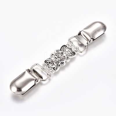 Retro Alloy Cardigan Clips JEWB-WH0009-48-1