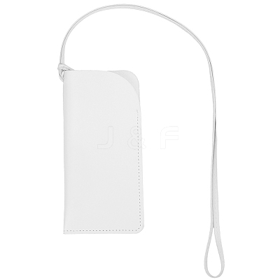 Rectangle PU Leather Eyelasses Case AJEW-WH20130-58C-1