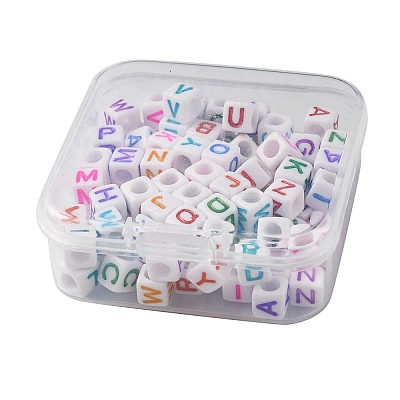 100Pcs Acrylic Beads MACR-YW0002-30-1