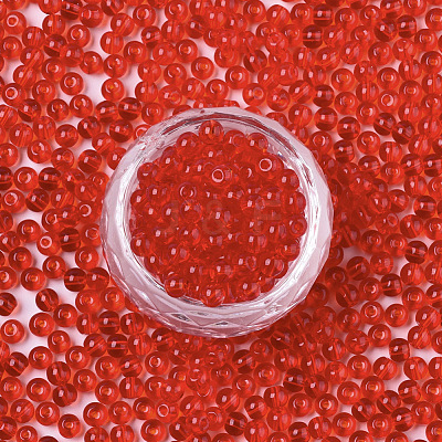 6/0 Transparent Glass Seed Beads SEED-S040-09A-08-1
