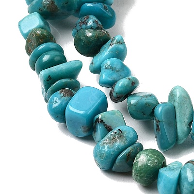 Natural HuBei Turquoise Bead Strands G-H345-A01-06-1