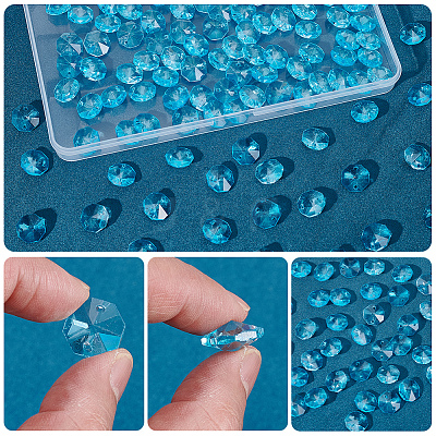 120Pcs Glass Sew on Rhinestones GLAA-SP0001-72F-1