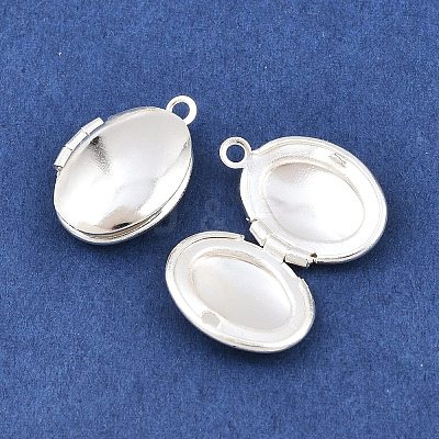 Oval Brass Locket Pendants LS-KK-K414-12E-S-1
