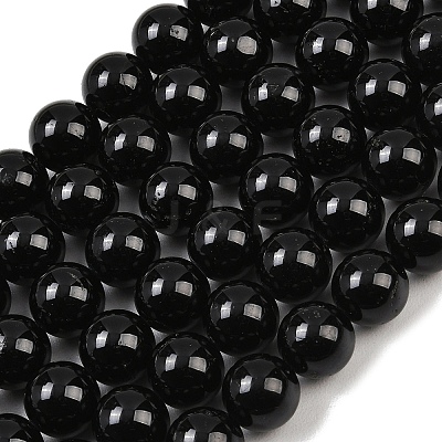 Natural Tourmaline Bead Strands G-H1603-12mm-1
