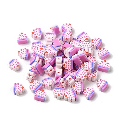 Handmade Polymer Clay Beads CLAY-H005-04-1