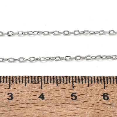 1.6MM 304 Stainless Steel Cable Chain Necklaces for Women SA-CBACA62-03P-1