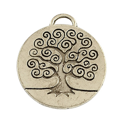 Tibetan Style Alloy Enamel Pendants Setting TIBEP-3395-AS-RS-1