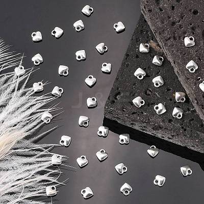 Tibetan Style Alloy Heart Charms TIBEP-LFH260Y-S-FF-1