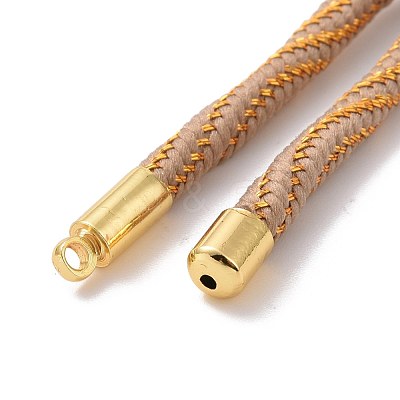 Nylon Cord Silder Bracelets MAK-C003-03G-1