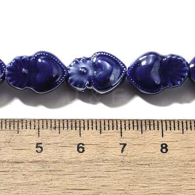 Handmade Porcelain Beads Strands PORC-I028-01C-1