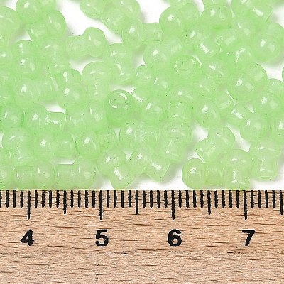 Transparent Colours Glass Seed Beads SEED-R001-01K-1