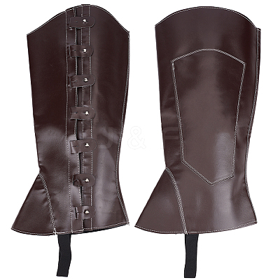 Imitation Leather Pirate Boot Covers AJEW-WH20020-020B-03-1