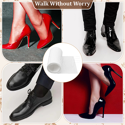 Rubber Self Adhesive Shoes Sole Protector Sticker DIY-WH0504-858B-01-1