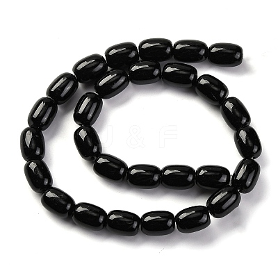 Dyed & Heated Natural Black Onyx Beads Strands G-G177-G01-01-1