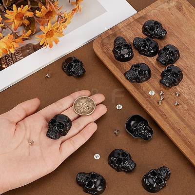 12 Bags Alloy Decorative Rivets BUTT-CL0001-07B-1