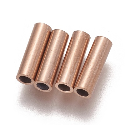 Ion Plating(IP) 304 Stainless Steel Tube Beads STAS-L216-23G-RG-1