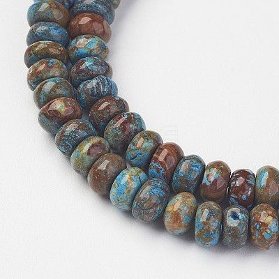 Natural Chrysocolla Bead Strands G-G968-B03-1