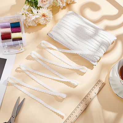 Flat Polyester Wide Elastic Cord OCOR-WH0100-22B-1