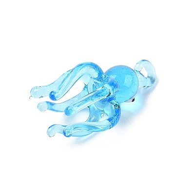 Handmade Lampwork Pendants LAMP-R001-05B-1