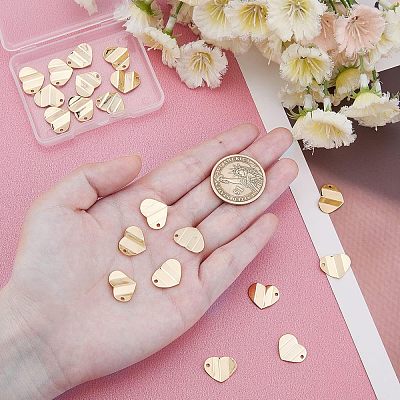 20Pcs Brass Charms KK-FH0002-52-1