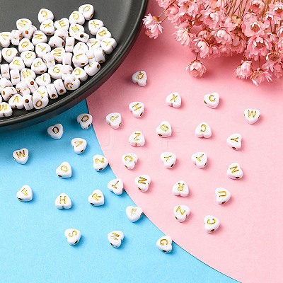 Opaque Acrylic Beads PACR-YW0001-14-1