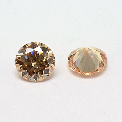 Cubic Zirconia Cabochons ZIRC-M002-8mm-5A-1