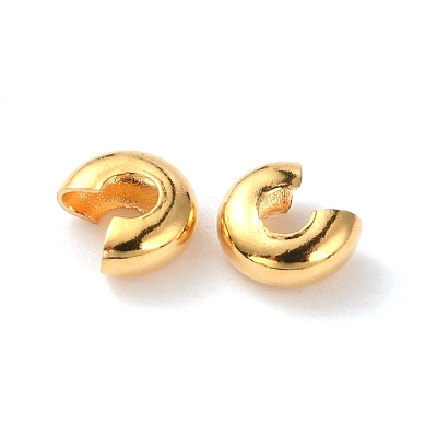 304 Stainless Steel Crimp Beads Cover STAS-WH0017-024C-1