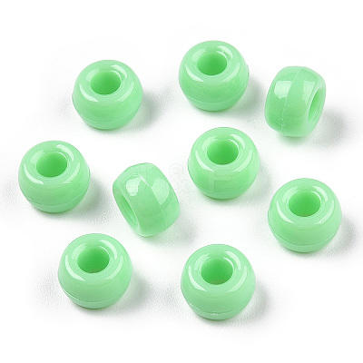 Opaque Plastic Beads KY-T025-01-F07-1