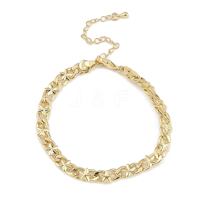 Rack Plating Brass Bracelets for Women BJEW-K244-06C-G-1
