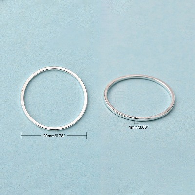 Brass Linking Rings KK-S327-06S-20mm-1