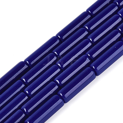 Opaque Solid Color Glass Beads Strands GLAA-N070-01A-C05-1